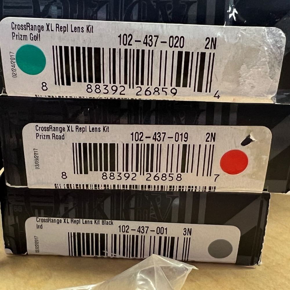 Oakley Crossrange XL with extra lenses